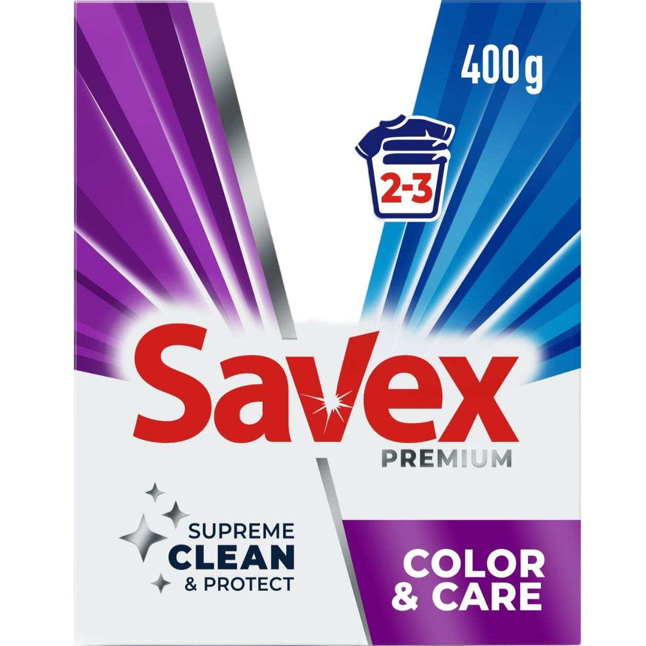 Пральний порошок Savex Color & Care, 400 г - фото 1