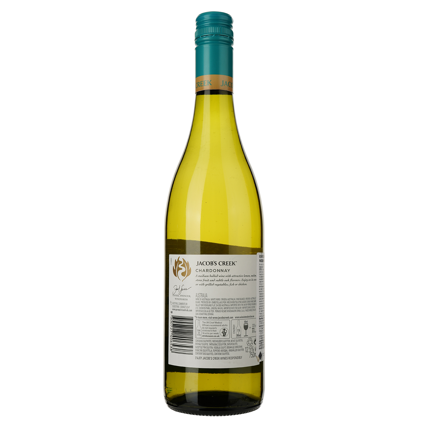 Вино Jacob's Creek Classic Chardonnay, біле, напівсухе, 13%, 0,75 л (2122) - фото 2