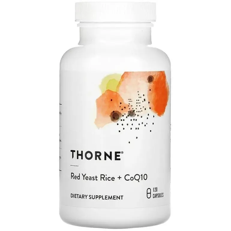 Червоний дріжджовий рис Thorne Red Yeast Rice + CoQ10, 120 капсул - фото 1