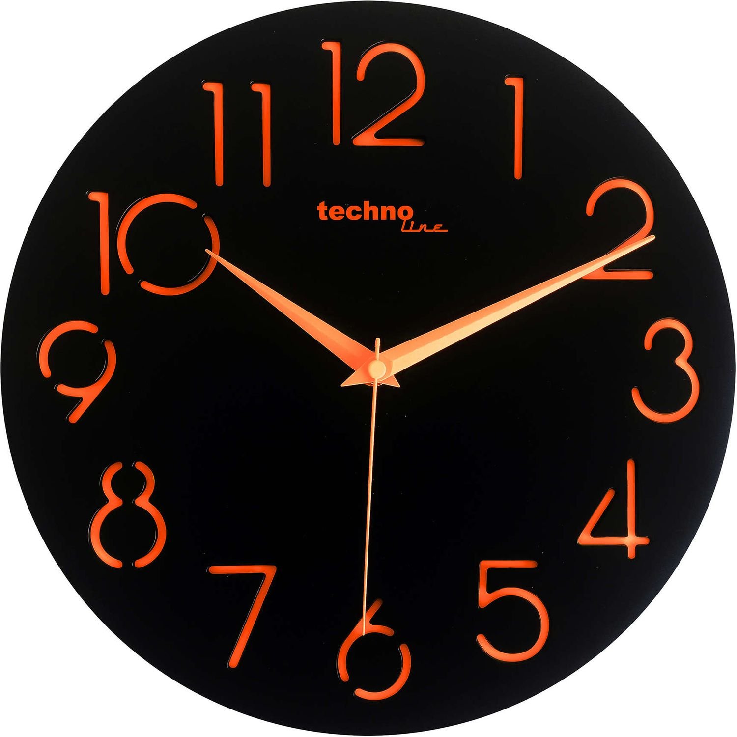 Часы настенные Technoline WT7230 Black (WT7230) - фото 1