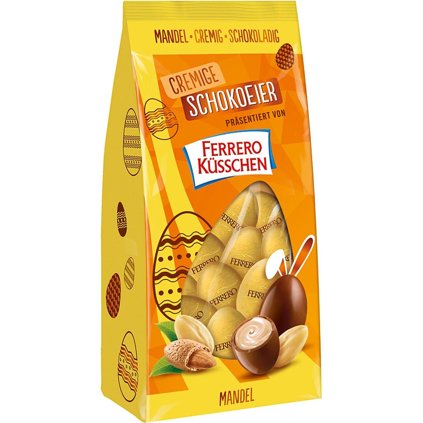 Цукерки Ferrero Kusschen Cremige Mandel 100 г - фото 1