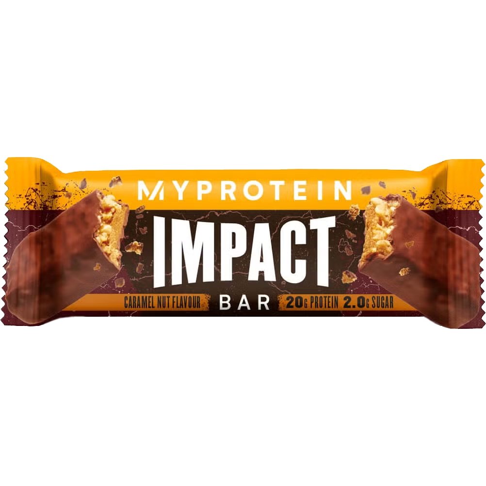 Батончик Myprotein Impact Protein Bar Caramel Nut 64 г - фото 1
