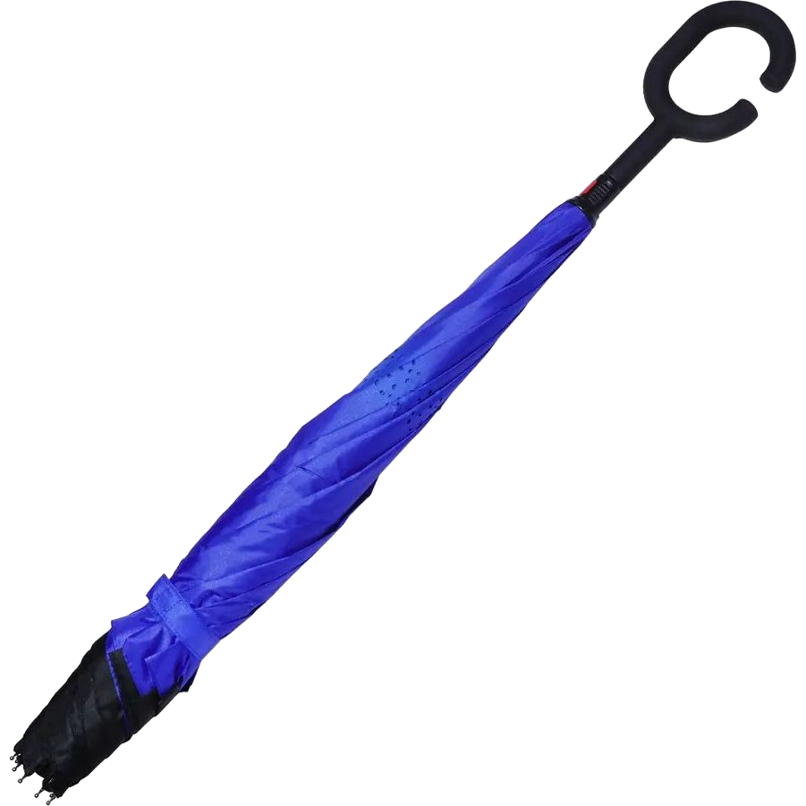 Умный зонт Supretto Наоборот, синий (46870011) - фото 3