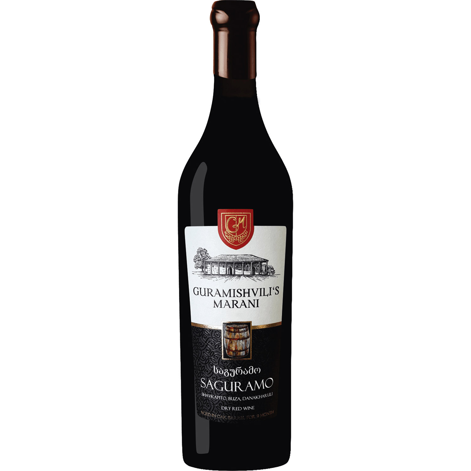 Вино Guramishvili&#39;s Marani Saguramo сухое красное 0.75 л - фото 1