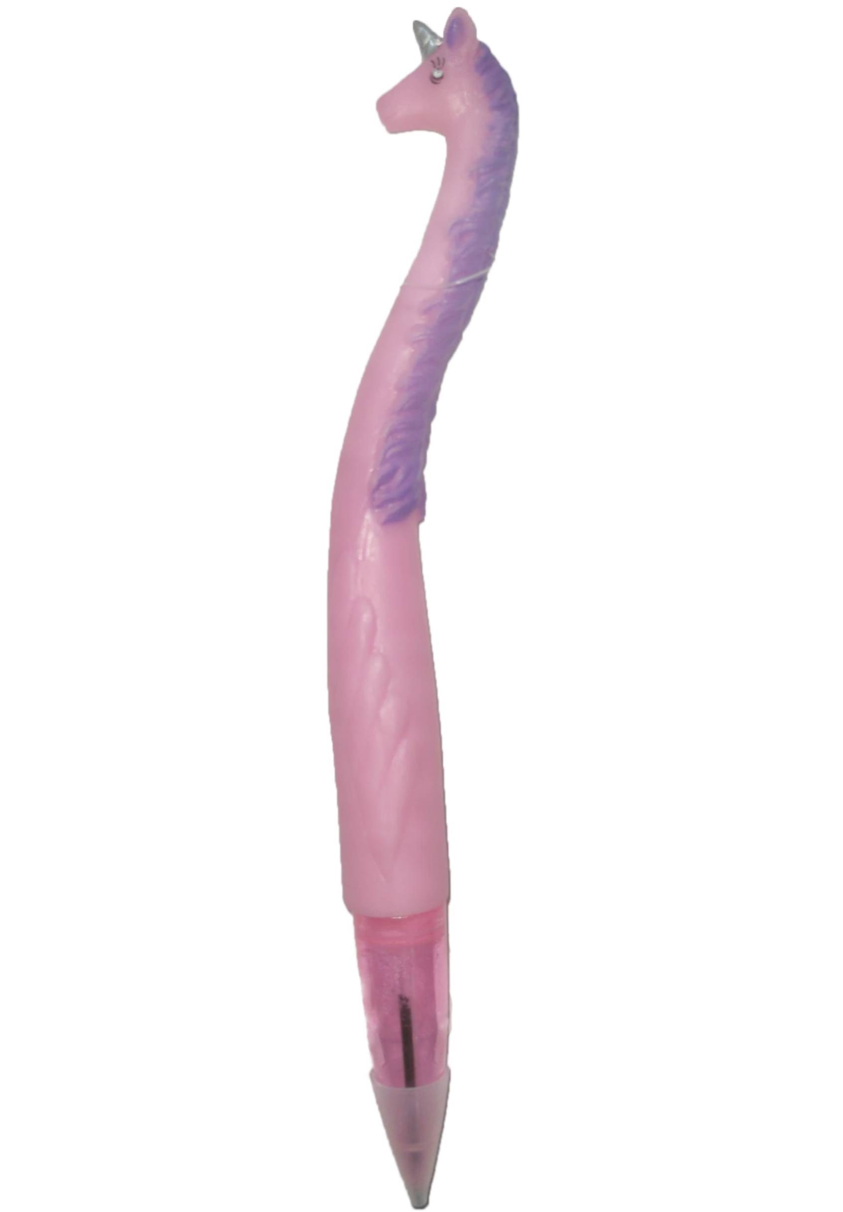Ручка кулькова Offtop Єдиноріг, рожевий (838778) - фото 1