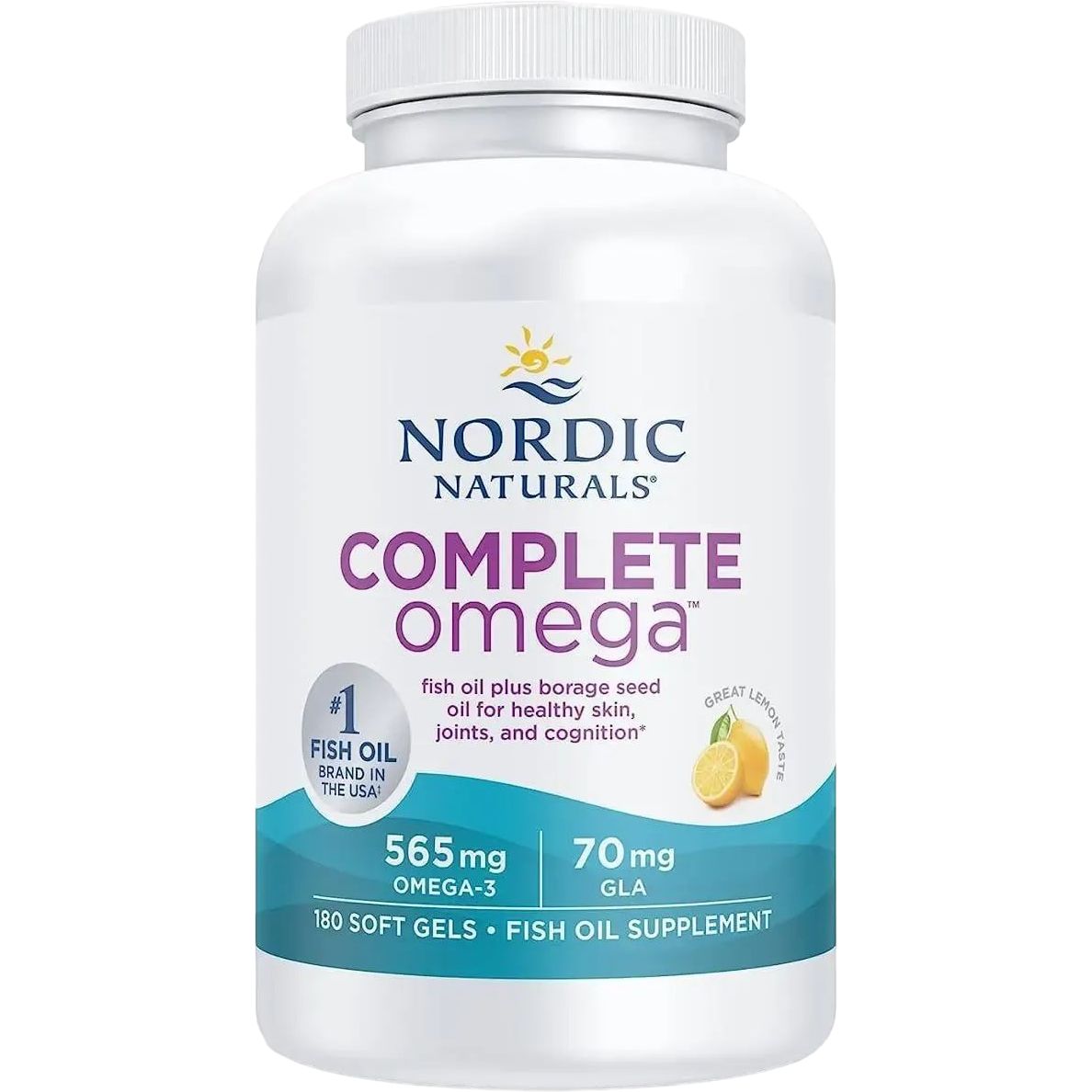 Омега комплекс Nordic Naturals Complete Omega зі смаком лимона 180 капсул - фото 1