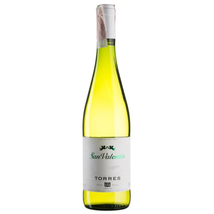 Вино Torres San Valentin, біле, напівсухе, 0,75 л (33765) - фото 1