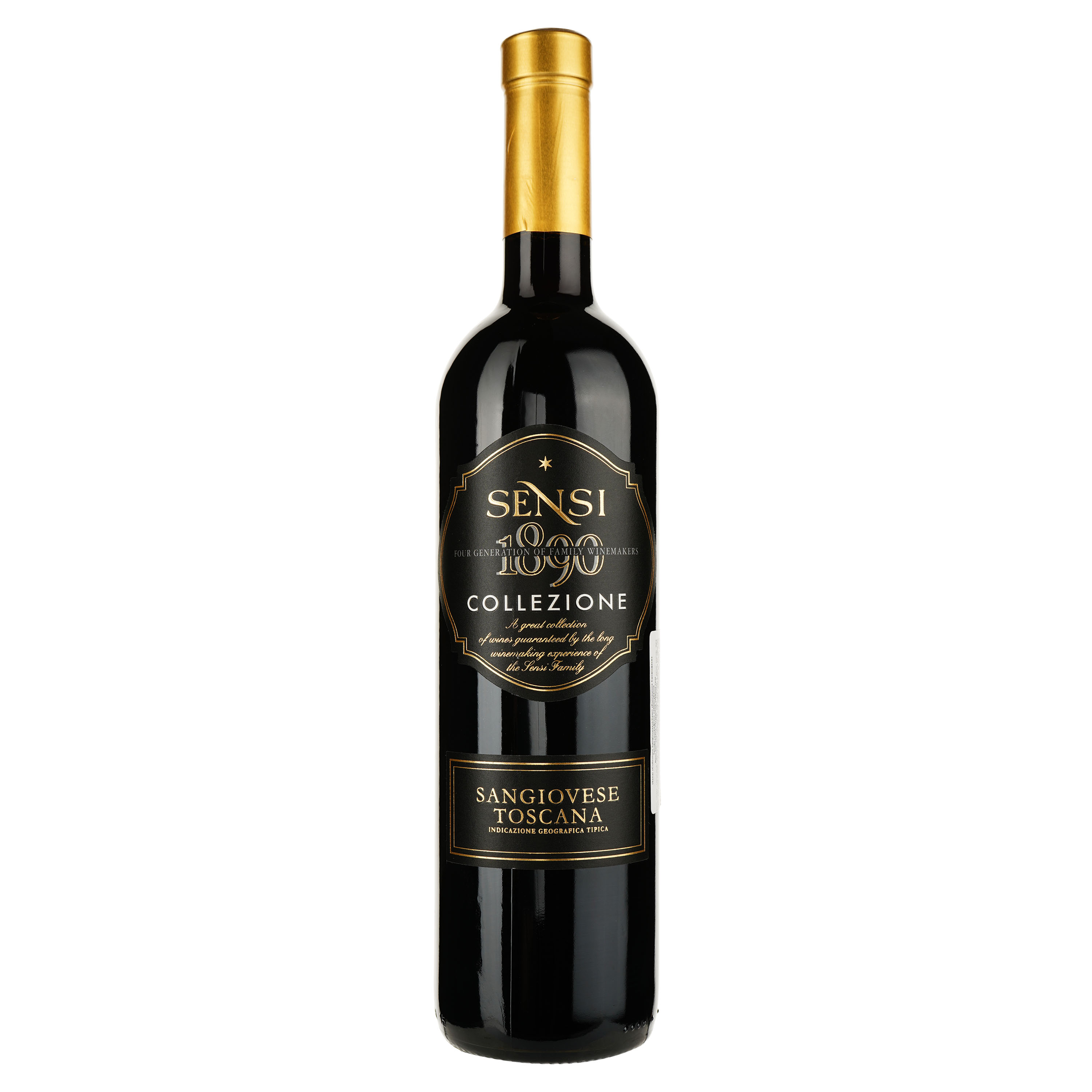 Вино Sensi Collezione Sangiovese IGT, червоне, сухе, 13%, 0,75 л - фото 1