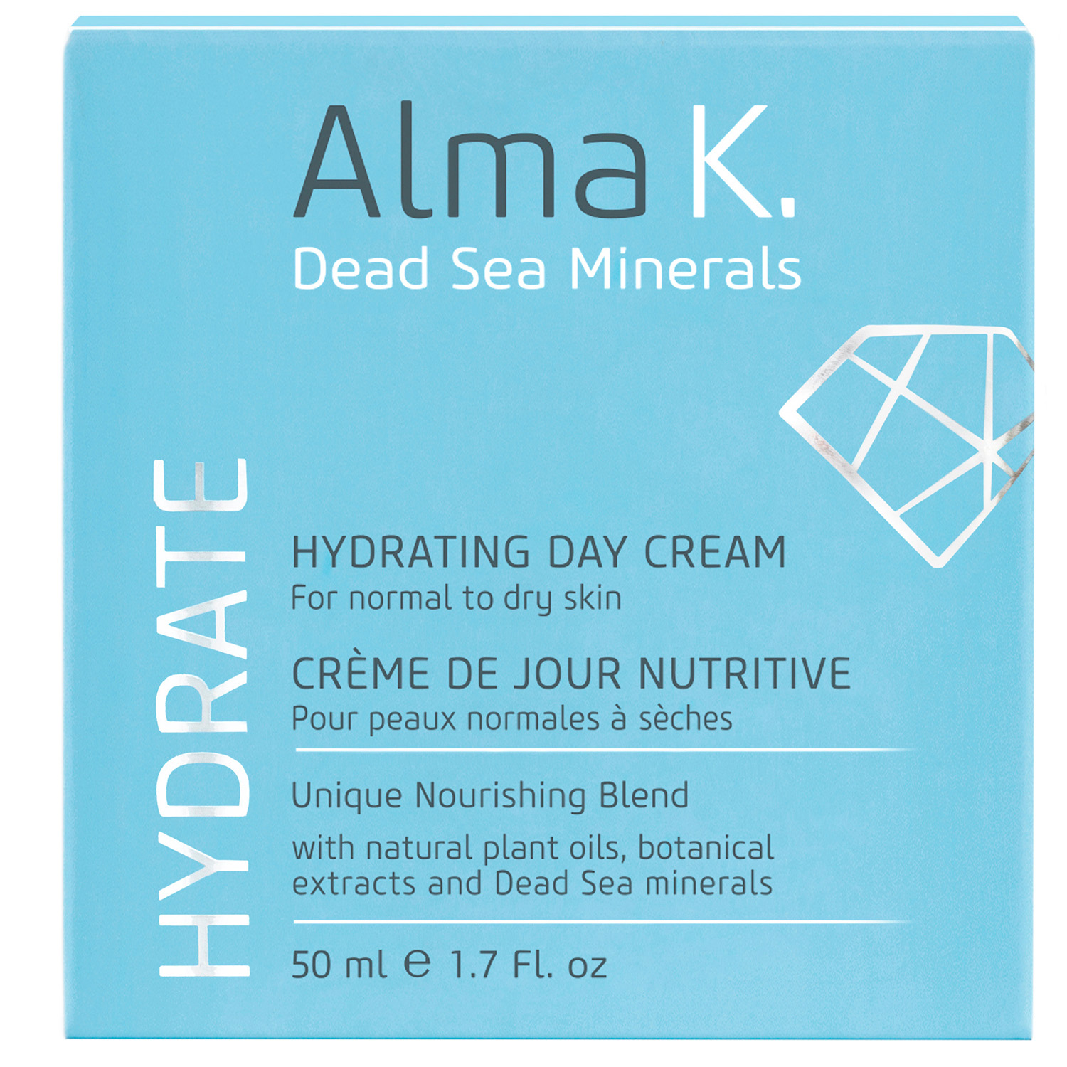 Увлажняющий дневной крем для нормальной и сухой кожи Alma K Hydrating, 50 мл - фото 2