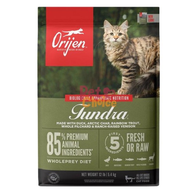 Беззерновой сухой корм для кошек Orijen Tundra Cat, 1,8 кг - фото 1