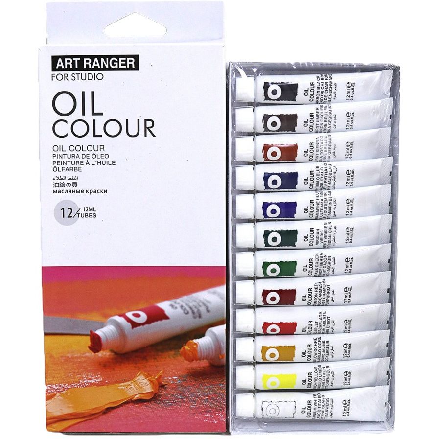 Художні фарби Art Rangers масляні 12 кольорів по 12 мл EO1212C-3 - фото 1