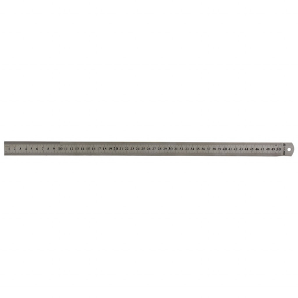 Лінійка Buromax сталева двостороння 50 см (BM.5810-50) - фото 1