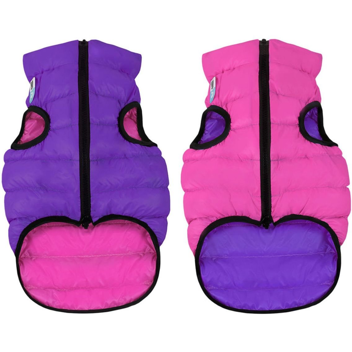 Курточка для собак AiryVest двостороння, L55, рожево-фіолетова - фото 1