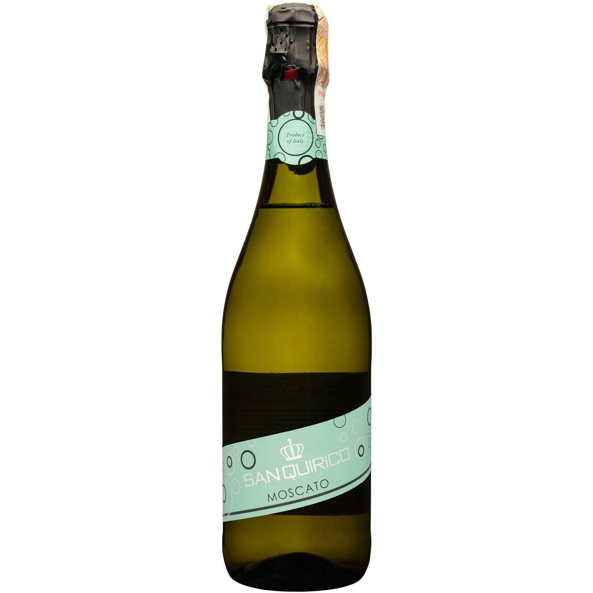 Вино ігристе San Quirico Moscato Vino Spumante Dolce біле солодке 0.75 л - фото 1