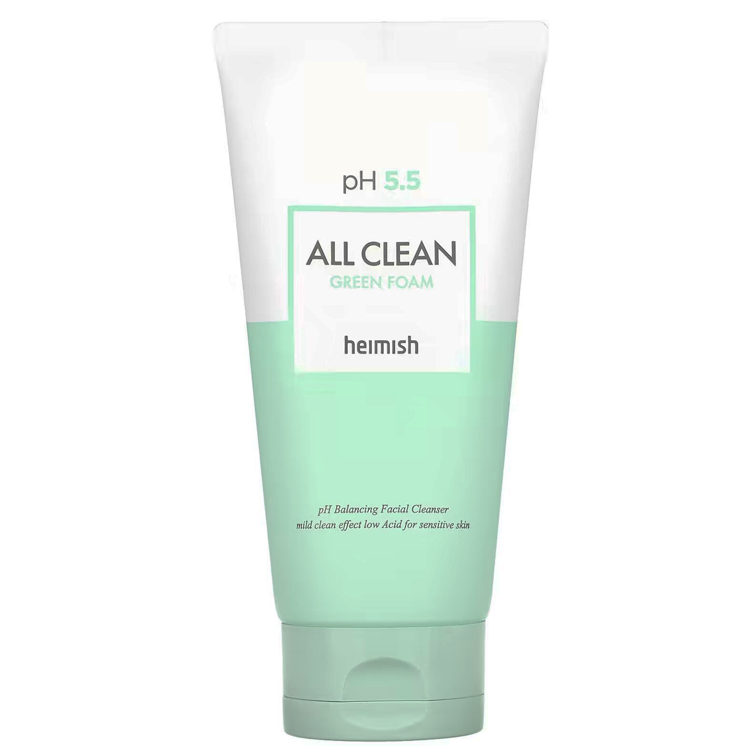 Очищаюча пінка для вмивання Heimish All Clean Green Foam з нейтральним РН 150 г - фото 2