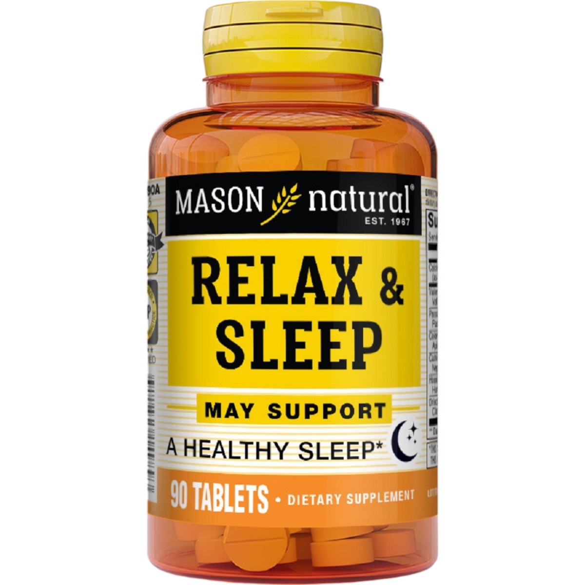 Комплекс для розслаблення та здорового сну Mason Natural Relax and Sleep 90 таблеток - фото 1