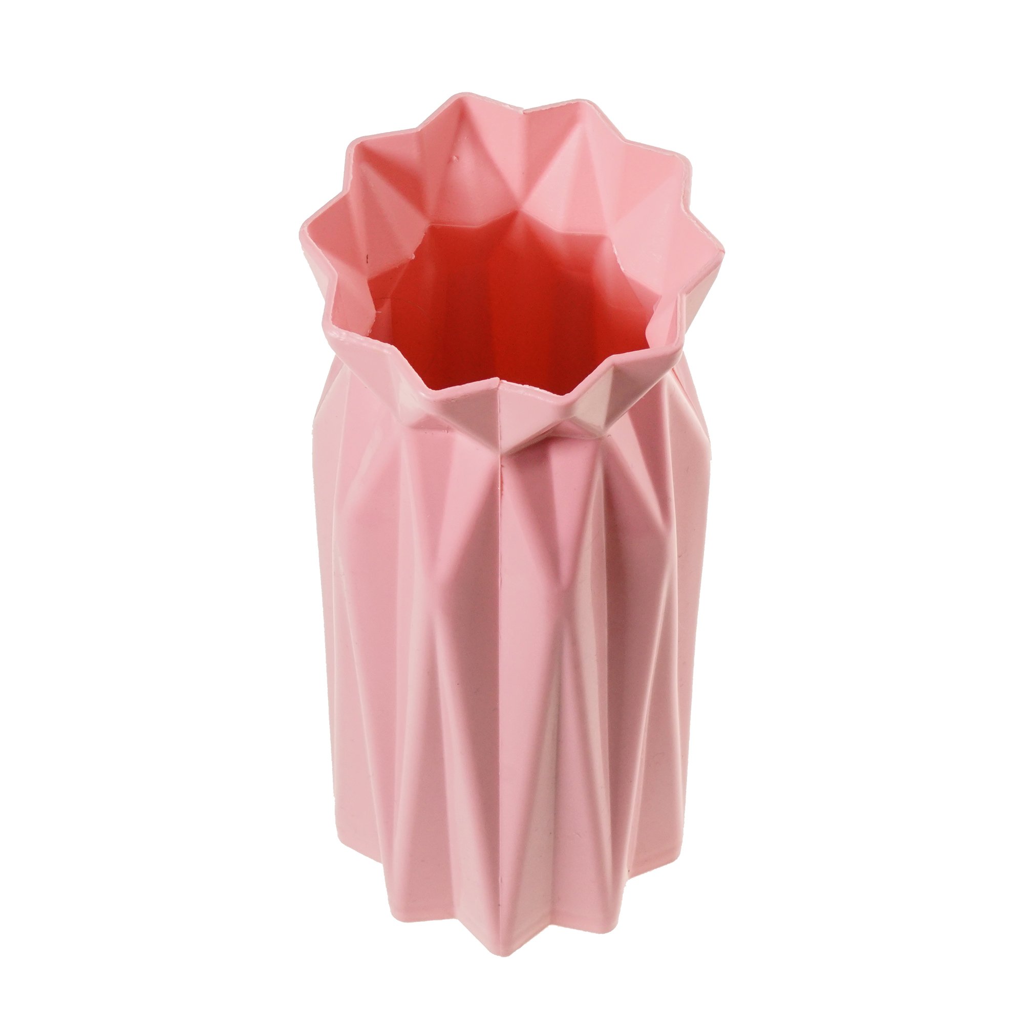 Пластикова ваза Supretto, 17,5 см, рожевий (5927-0002) - фото 3