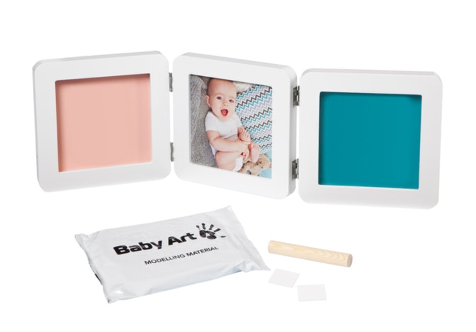 Тройная рамочка с отпечатком Baby Art Новая, белый (3601097200) - фото 3