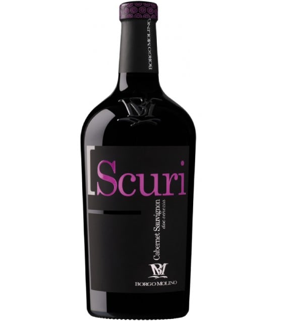 Вино Borgo Molino I Scuri Cabernet Sauvignon DOC, червоне, сухе, 0,75 л - фото 1