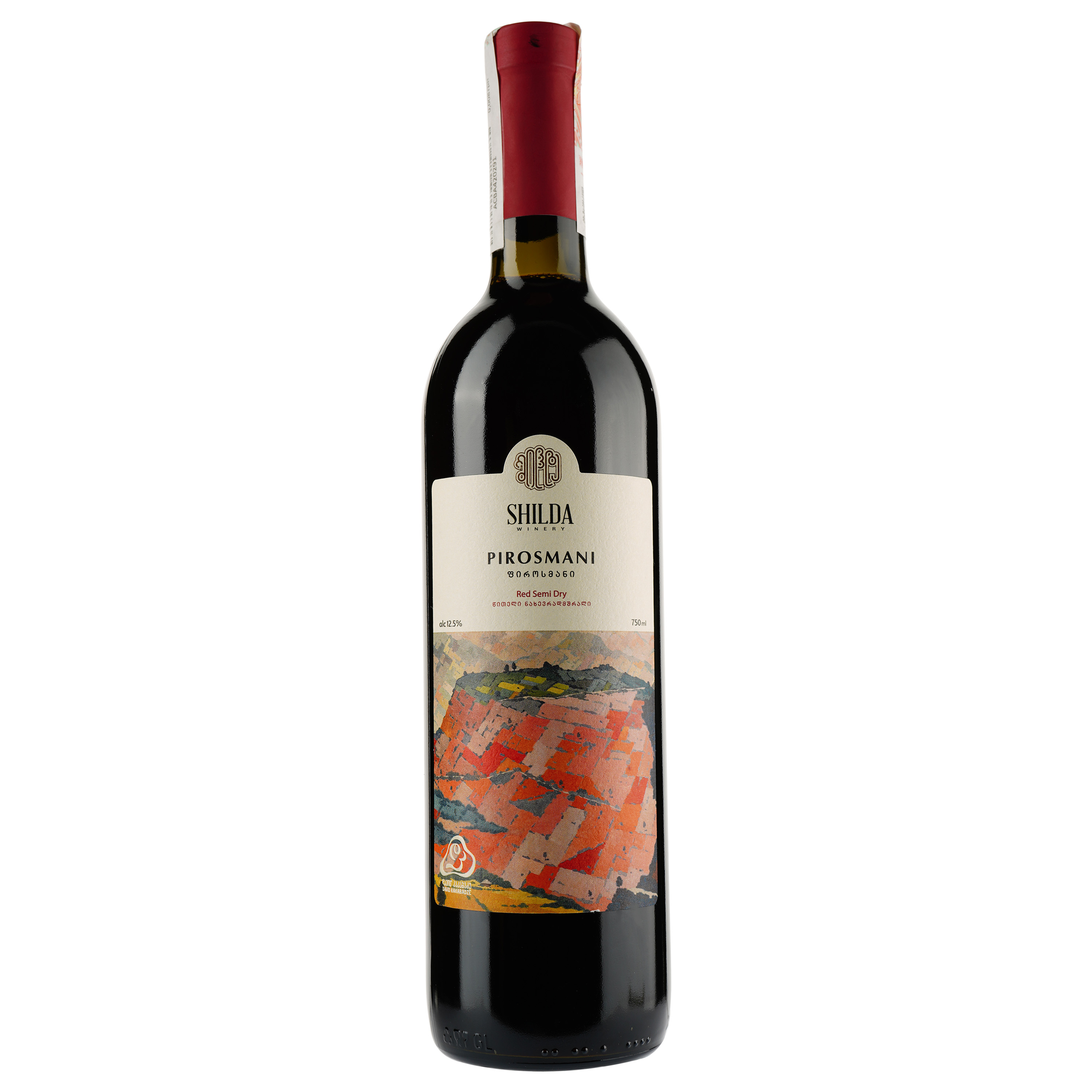 Вино Shilda Kakakbadze Pirosmani, красное, полусухое, 0,75 л - фото 1