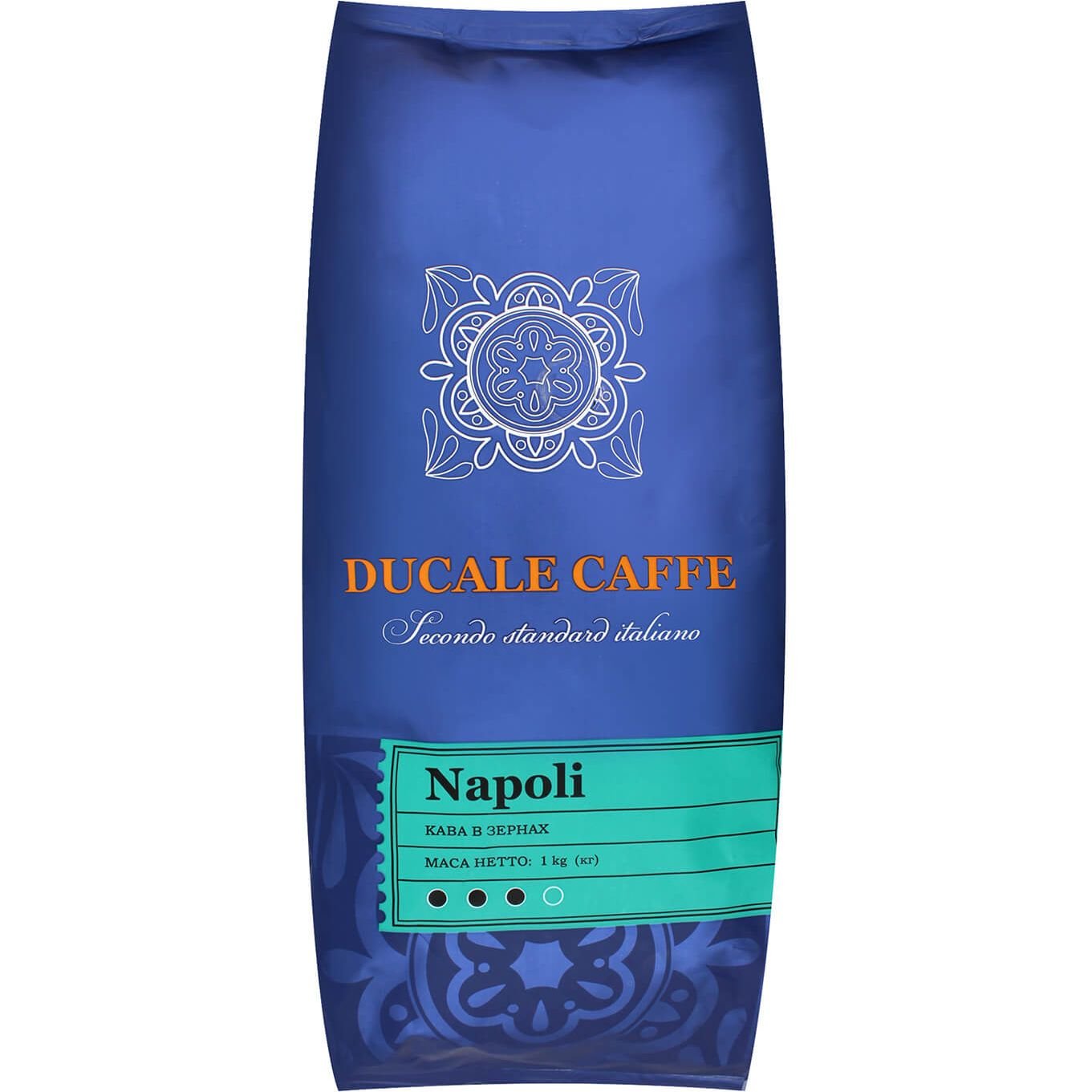 Кава в зернах Ducale Caffe Napoli натуральна смажена 1 кг (798034) - фото 1
