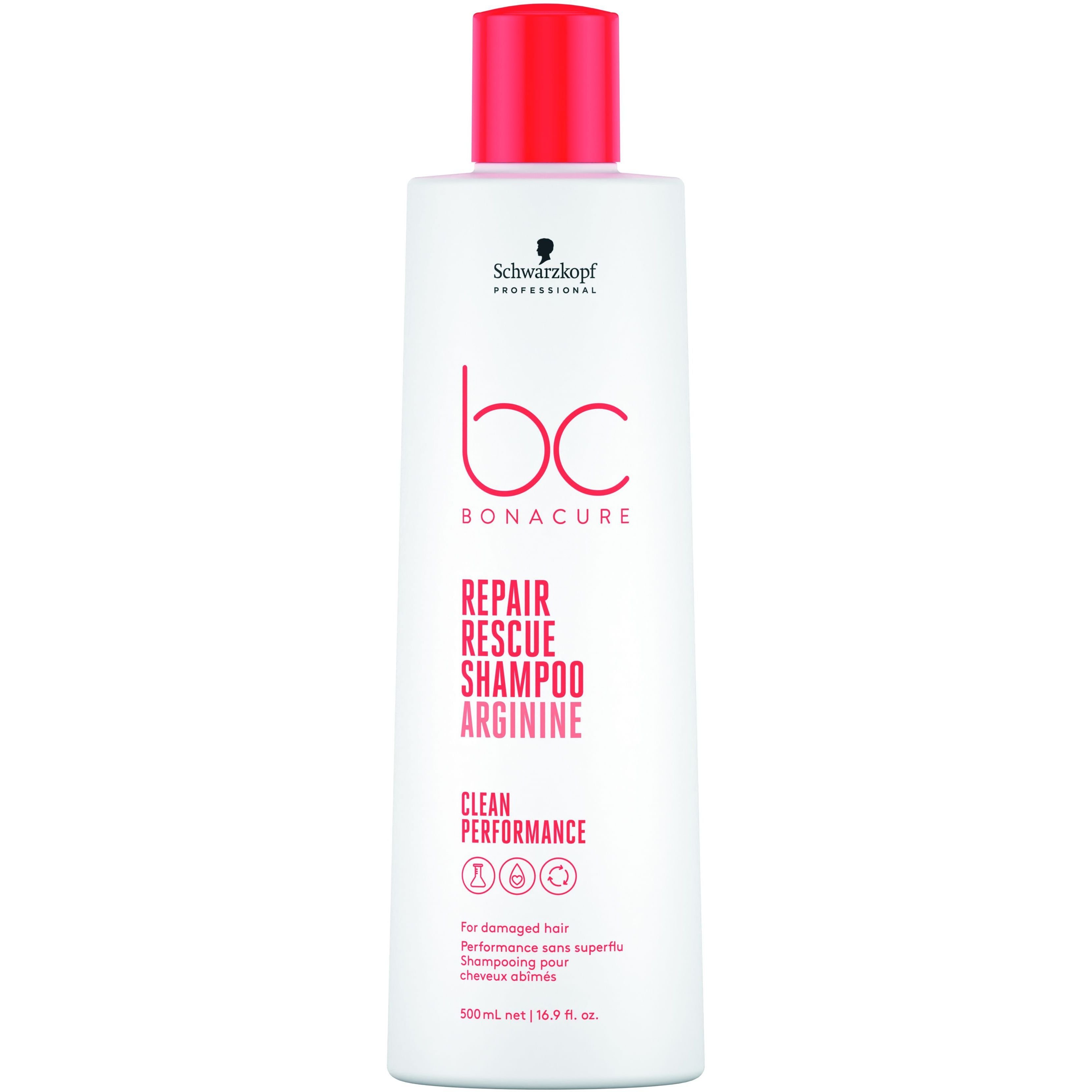 Шампунь для поврежденных волос Schwarzkopf Professional BC Bonacure Repair Rescue Shampoo Arginine Clean Performance 500 мл - фото 1