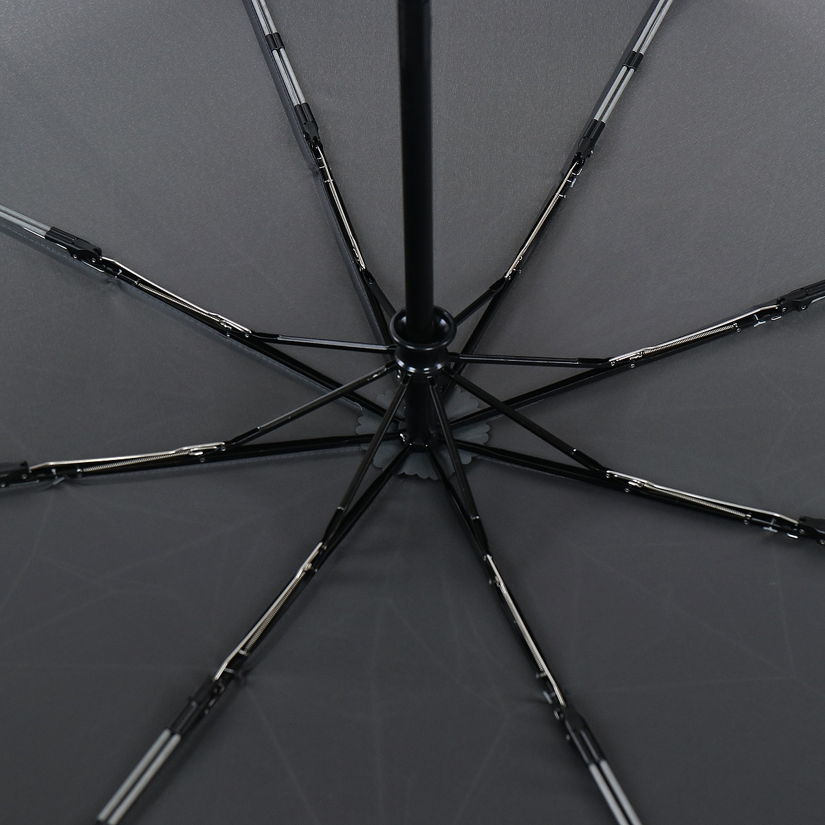 Мужской складной зонтик полный автомат Art Rain 102 см серый - фото 4