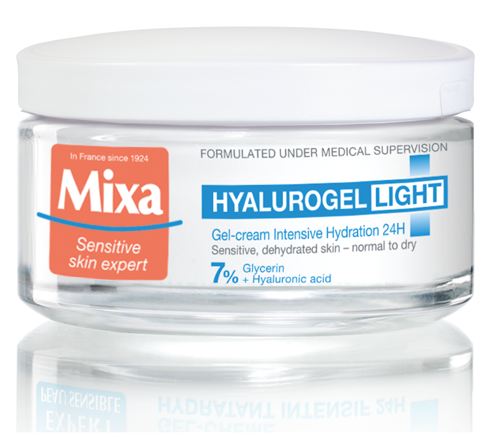 Крем-гель для лица Mixa Hydrating Hyalurogel для нормальной, обезвоженной, чувствительной кожи 50 мл + Молочко Mixa Body&Hands для очень сухой и чувствительной кожи тела, 400 мл - фото 3