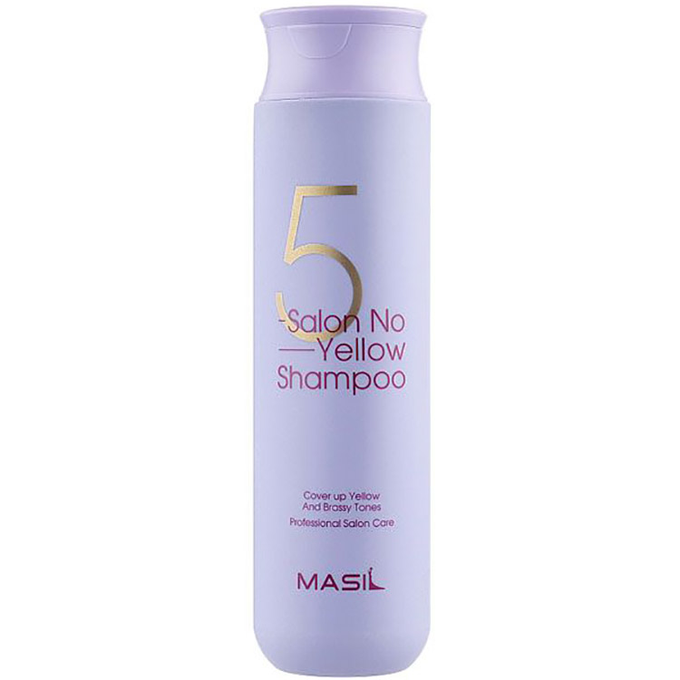 Шампунь проти жовтизни волосся Masil 5 Salon No Yellow Shampoo, 300 мл - фото 1