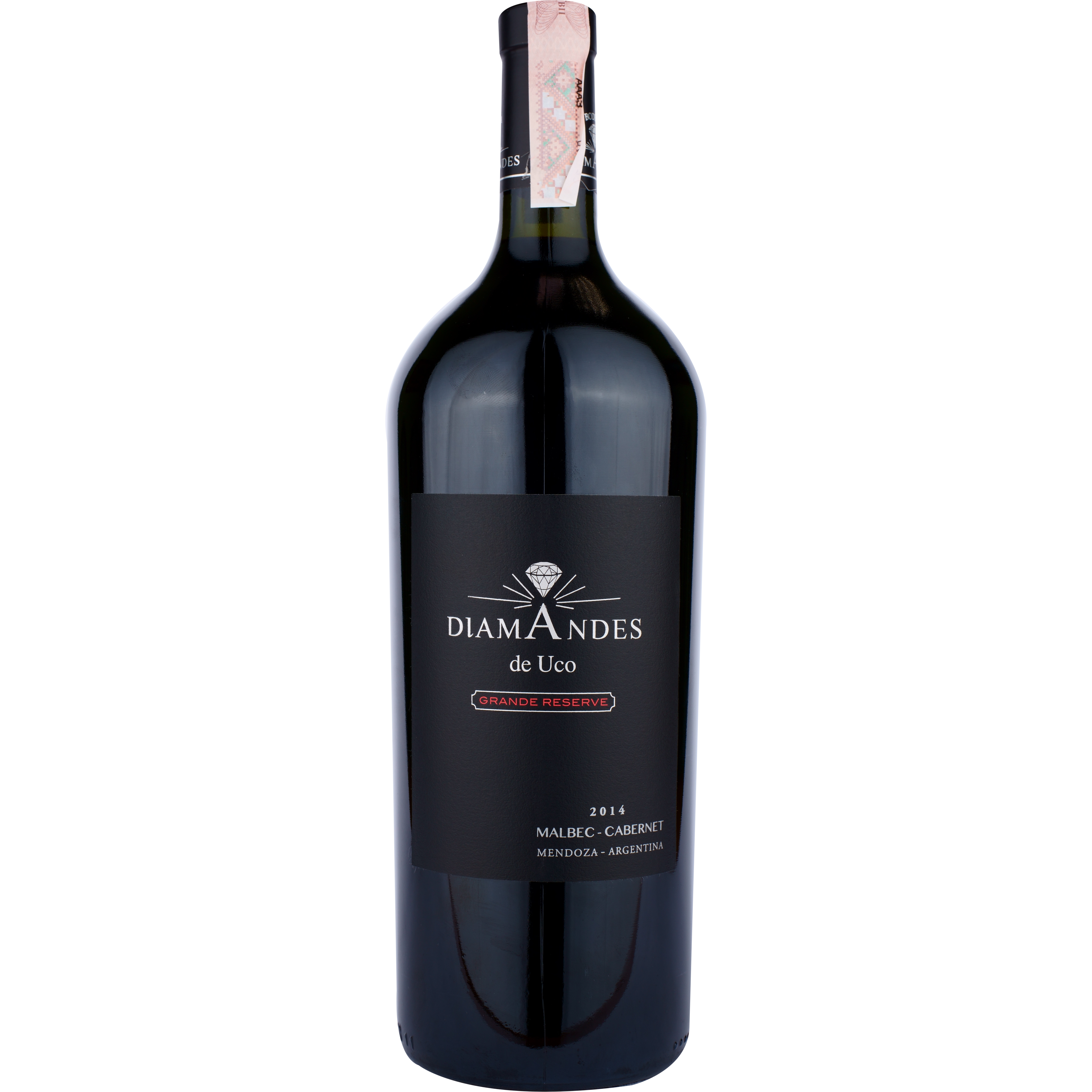 Вино DiamAndes 'Diamandes de Uco' Gran Reserva Malbec-Cabernet, красное, сухое, 1,5 л - фото 1