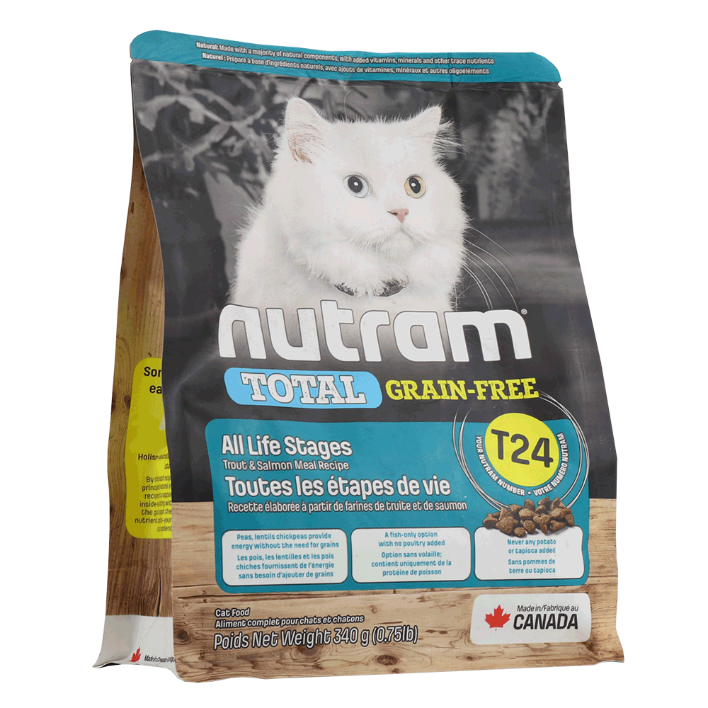 Сухий корм для котів Nutram - T24 GF Salmon&Trout Cat, лосось-форель, 340 г (67714980103) - фото 1