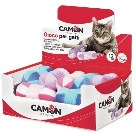Іграшка для котів Camon Кульки з пружинкою, 10-20 см, в асортименті - фото 2