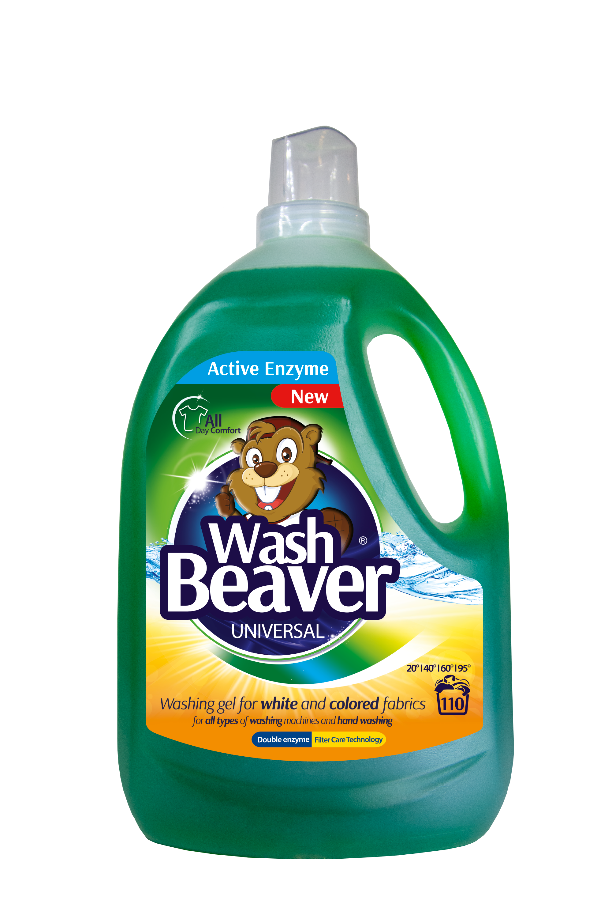 Рідкий засіб Wash Beaver, для прання, Universal, 3,3 л (041-1462) - фото 1