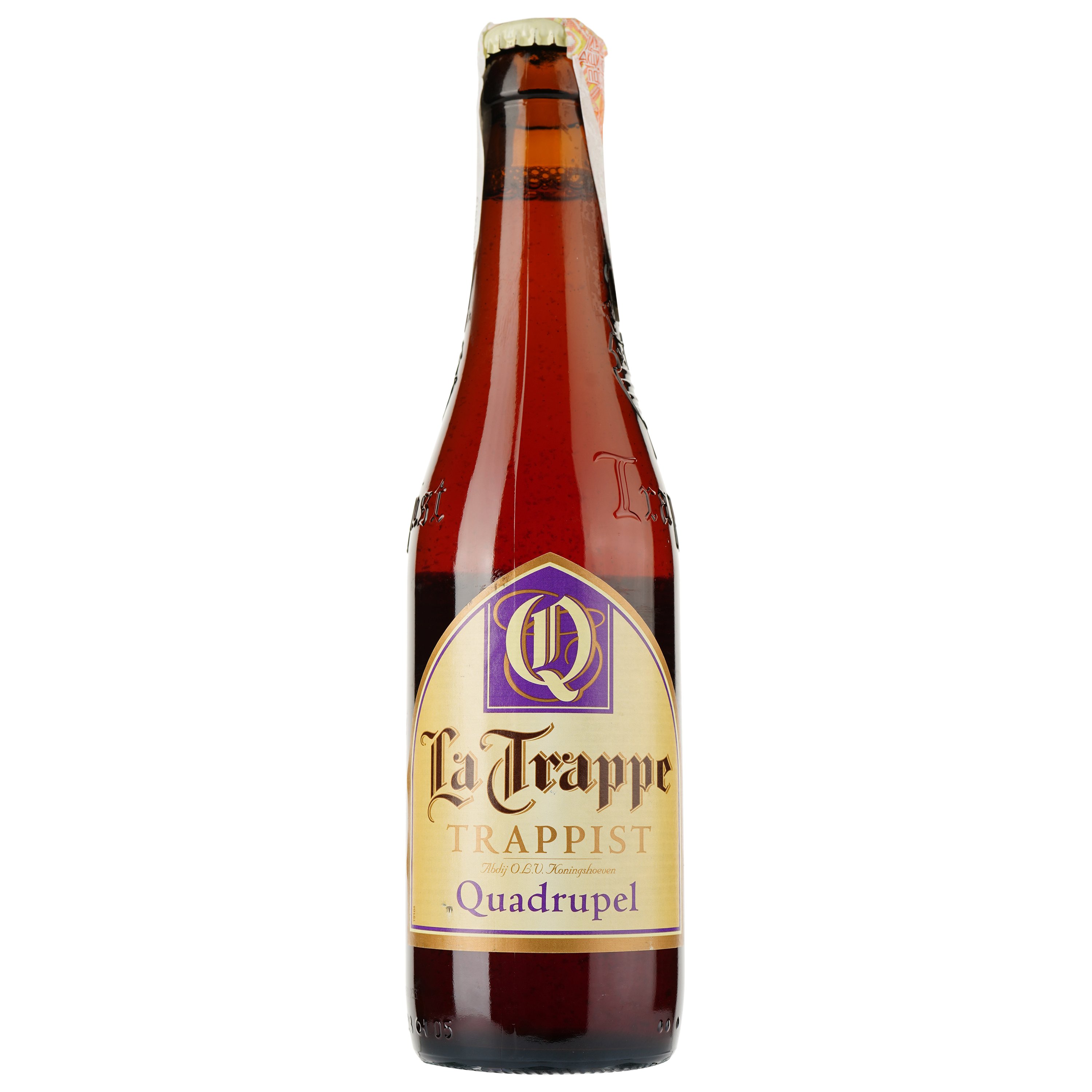 Пиво La Trappe Quadrupel, напівтемне, нефільтроване, 10%, 0,33 л (41877) - фото 1