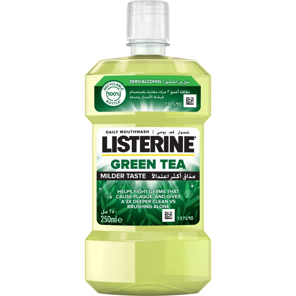 Ополаскиватель для полости рта Listerine Зеленый Чай, 250 мл - фото 1