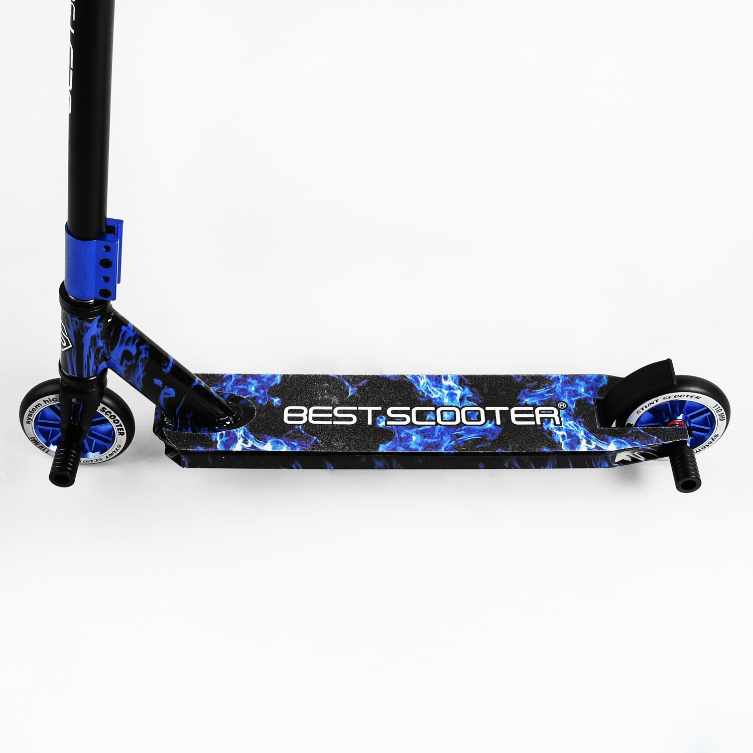 Самокат трюковий Best Scooter 72х13х58 см Синьо-чорний 000231662 - фото 3