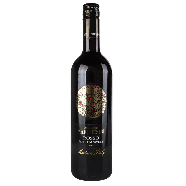 Вино Collezione Marchesini Rosso, красное, полусладкое, 11%, 0,75 л (706860) - фото 1