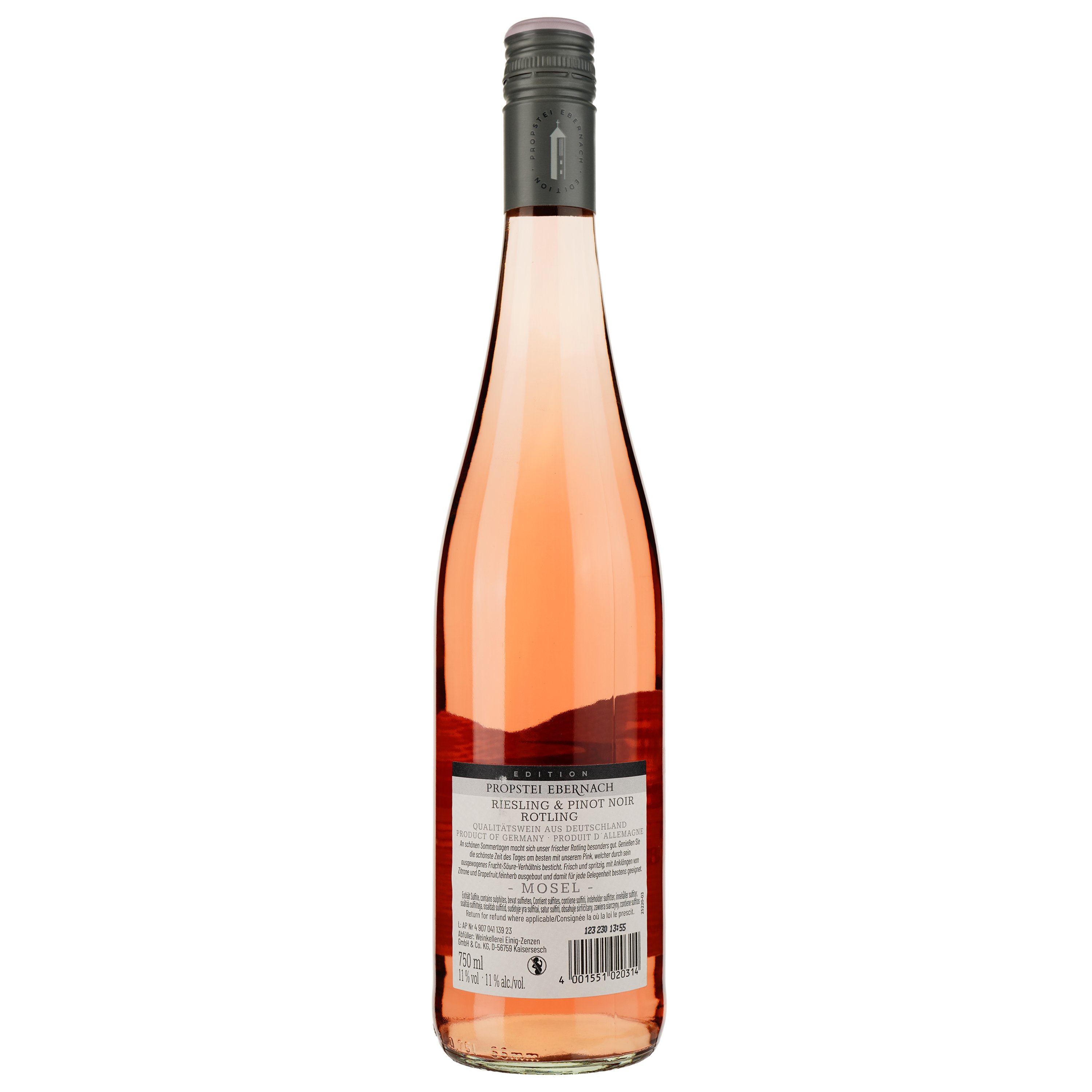 Вино Propstei Ebernach Pink Riesling & Pinot Noir рожеве напівсухе 0.75 л - фото 2