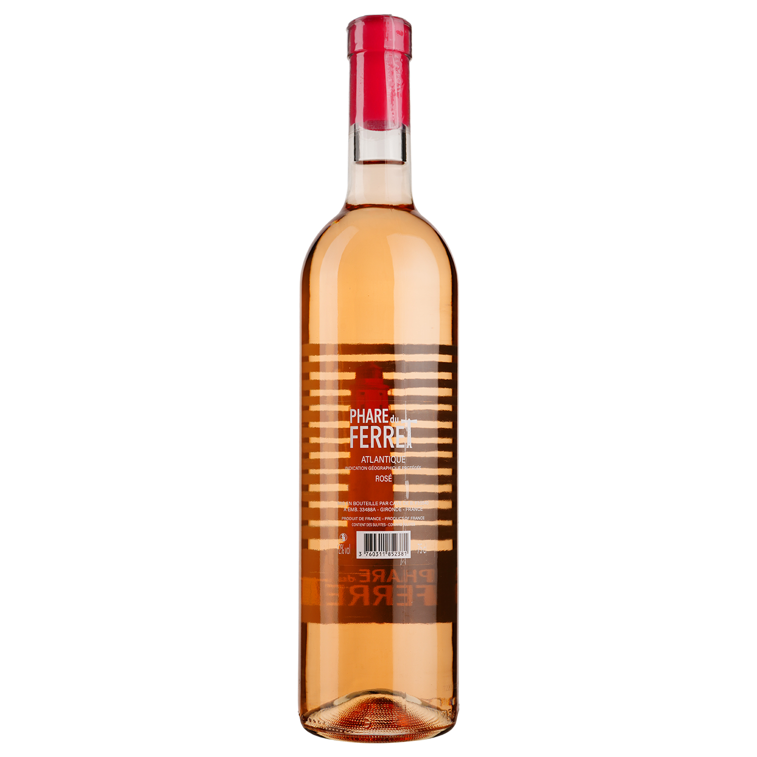 Вино Phare Du Ferret Atlantique, рожеве, сухе, 0,75 л - фото 2