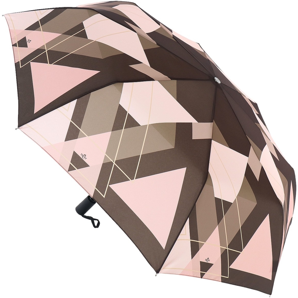 Женский складной зонтик полный автомат Trust 102 см розовый - фото 1