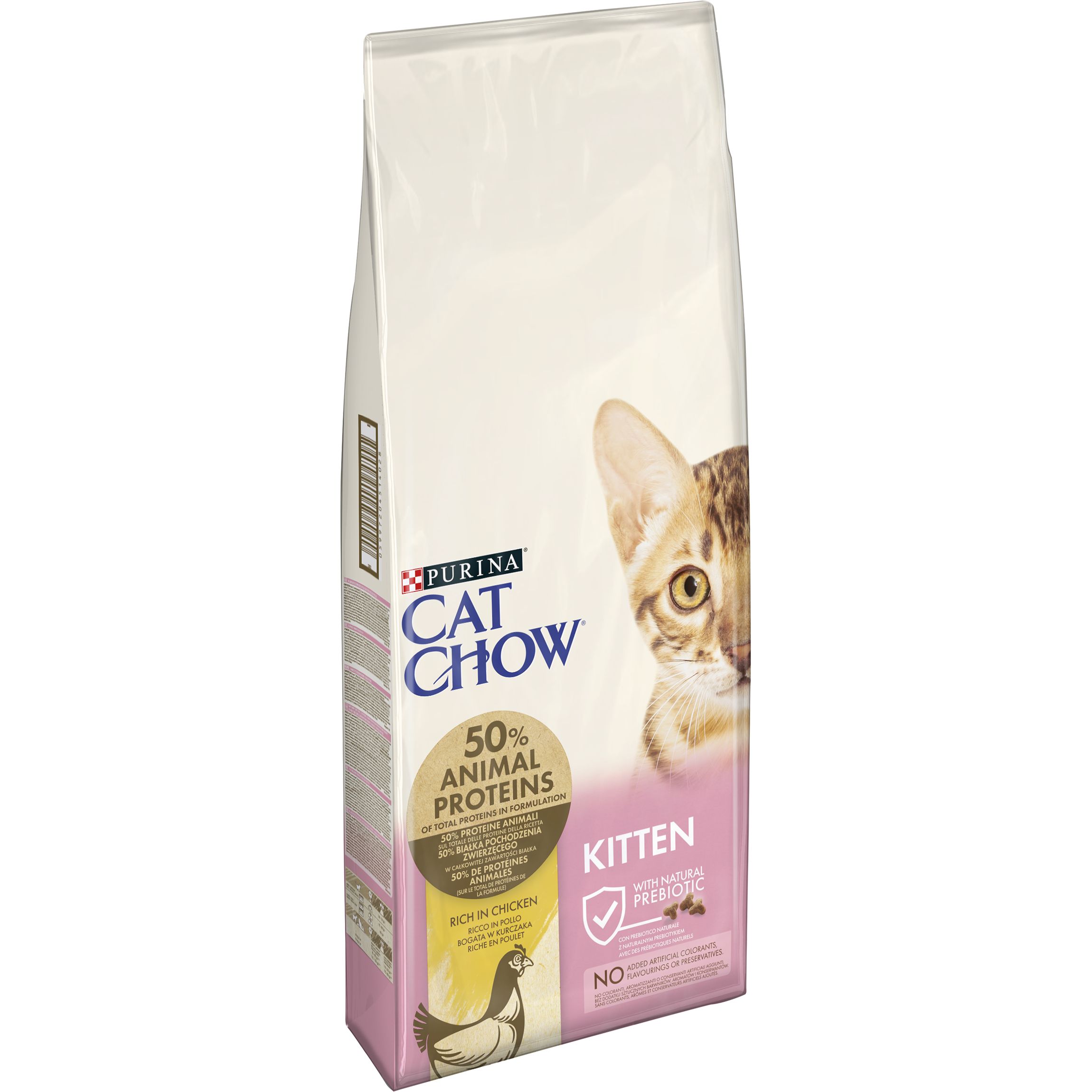 Сухий корм для кошенят Cat Chow Kitten з куркою 15 кг - фото 3