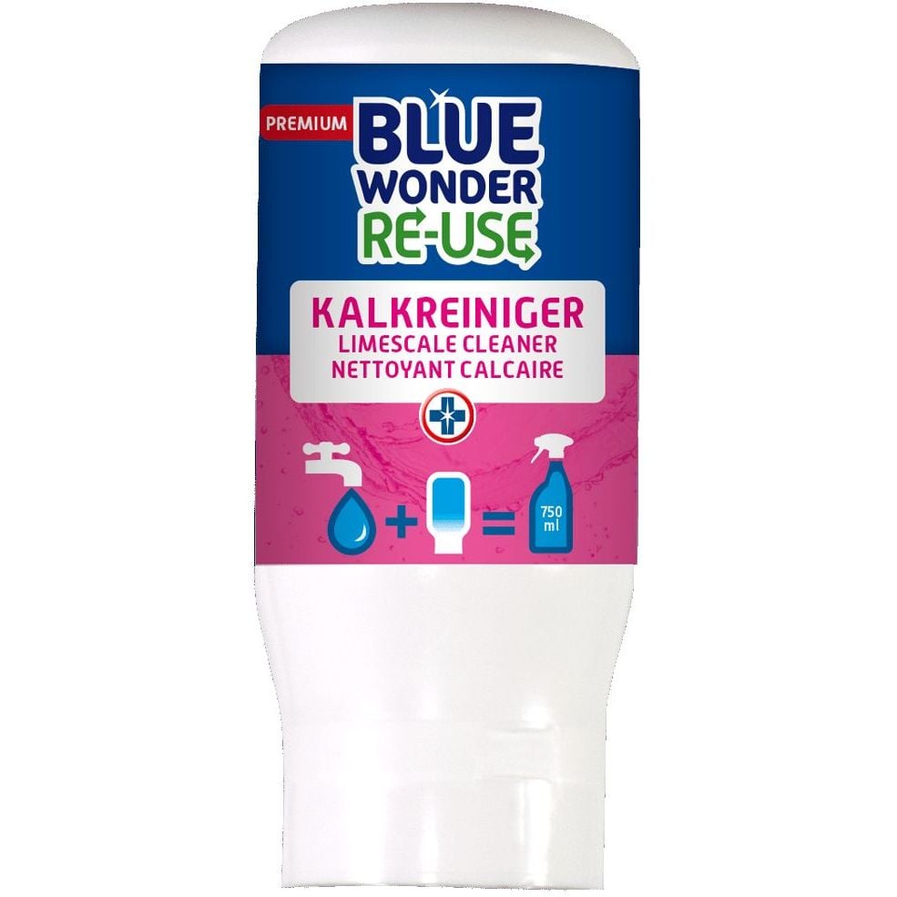 Универсальная чистящая капсула Blue Wonder Kalkreiniger Premium Re-Use, для удаления известкового налета, концентрат, 1 шт., 50 мл - фото 1