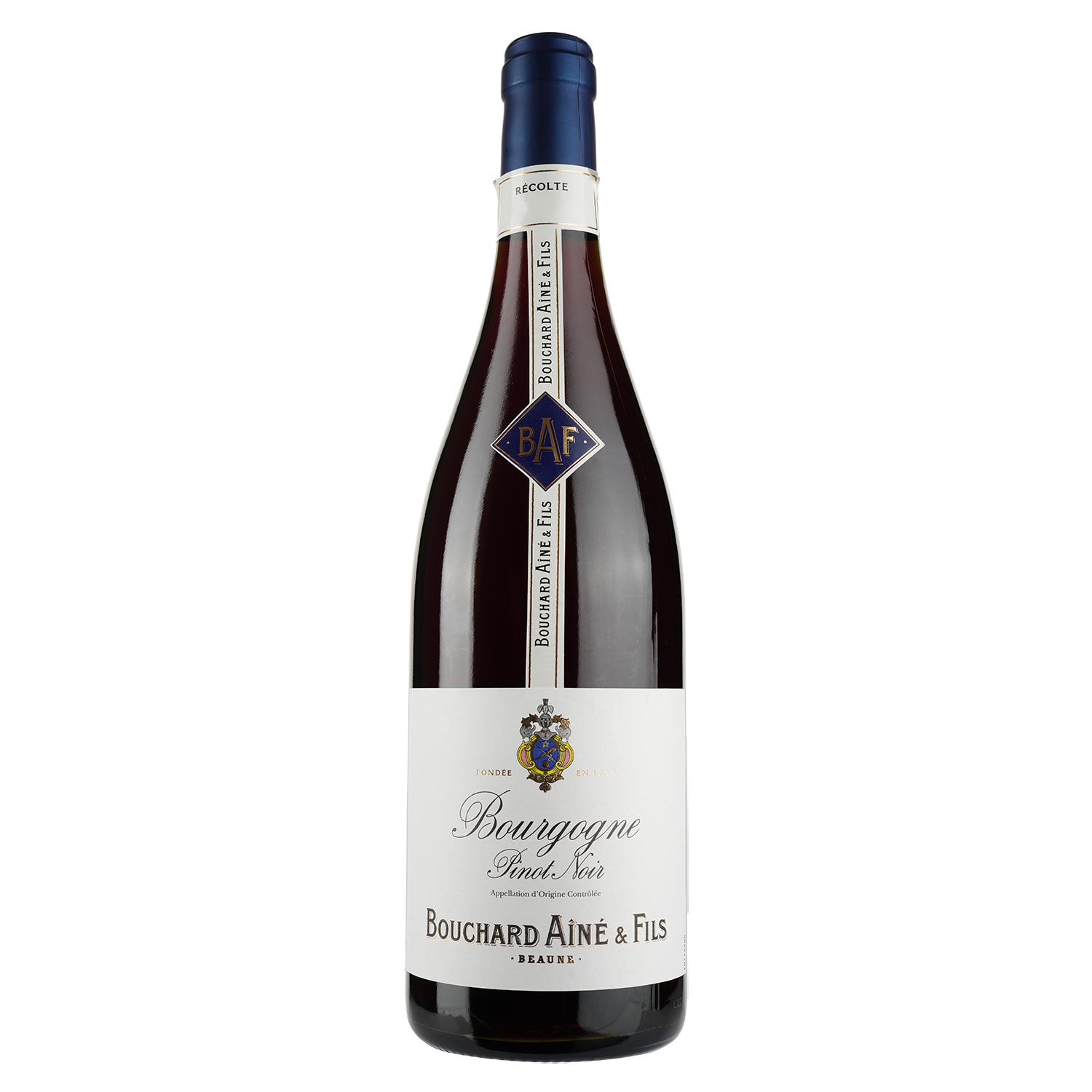 Вино Bouchard Aine&Fils Bourgogne Pinot Noir, красное, сухое, 12,5%, 0,75 л - фото 1