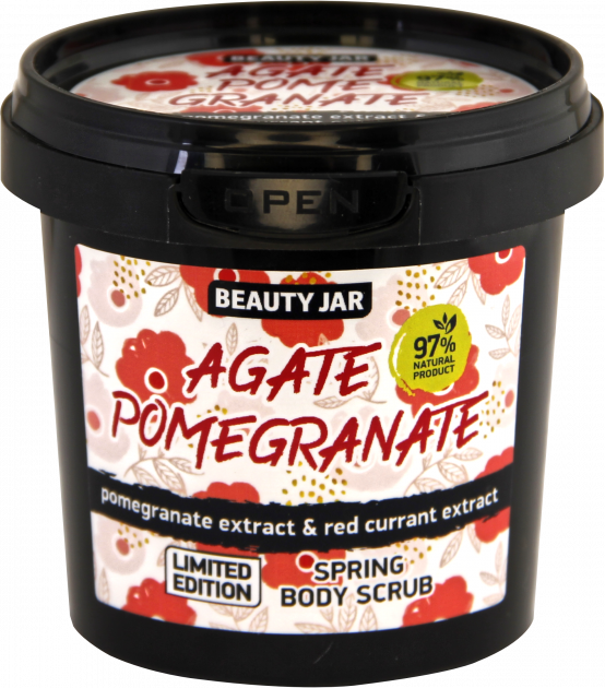 Цукровий скраб для тіла Beauty Jar Аgate Рomergranate 155 мл - фото 1