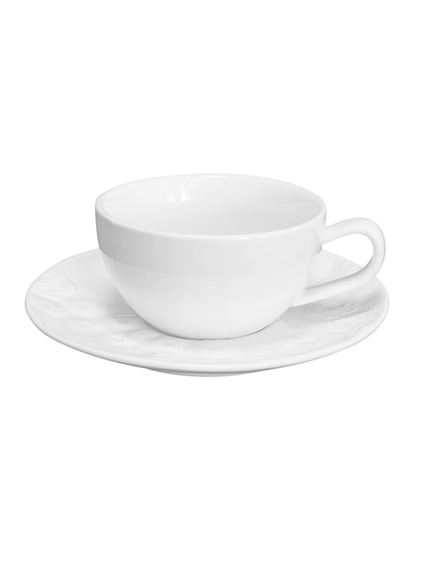 Чашка з блюдцем Krauff Meissen, білий, 200 мл (21-252-113) - фото 1