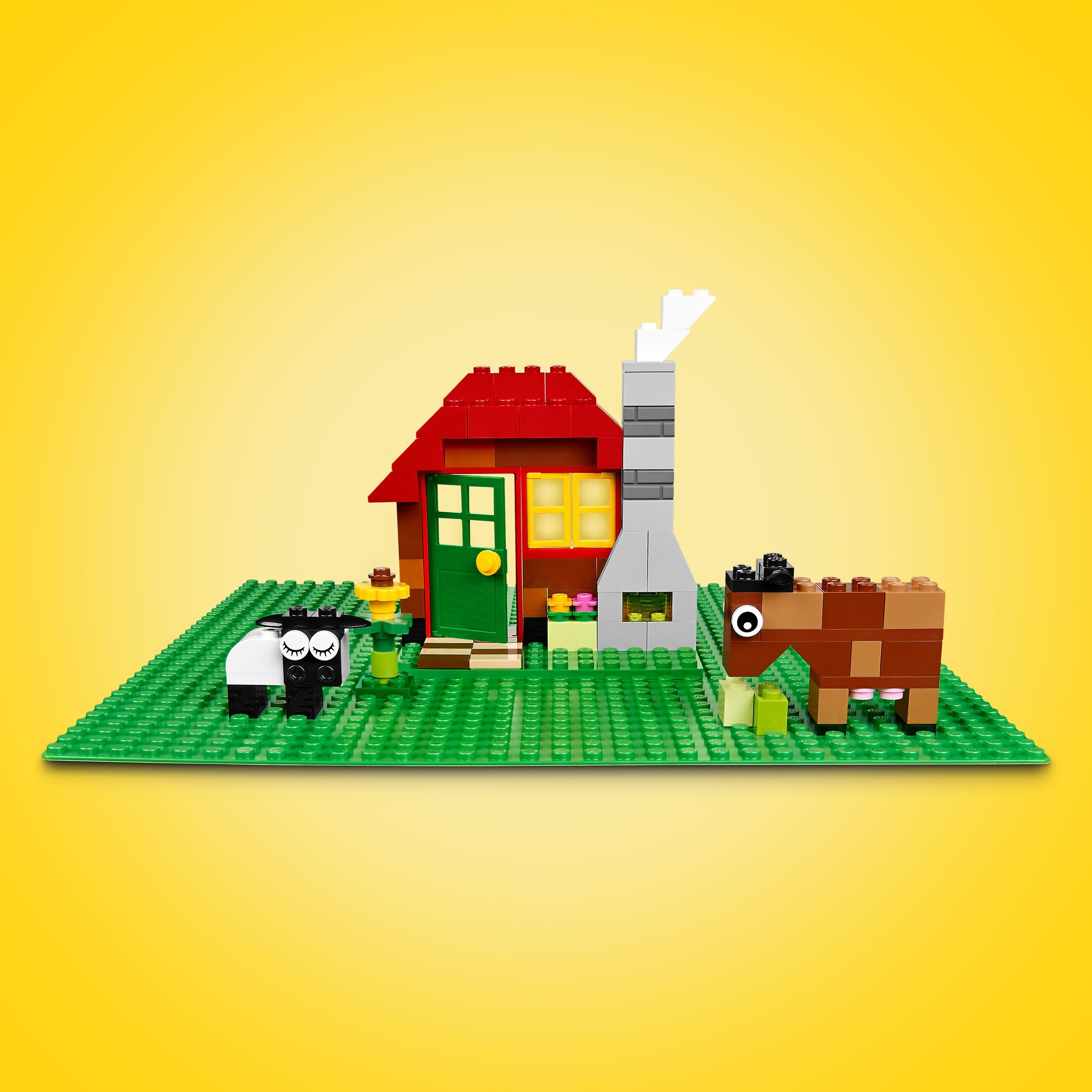 Конструктор LEGO Classic Зеленая базовая пластина, 1 деталь (11023) - фото 6