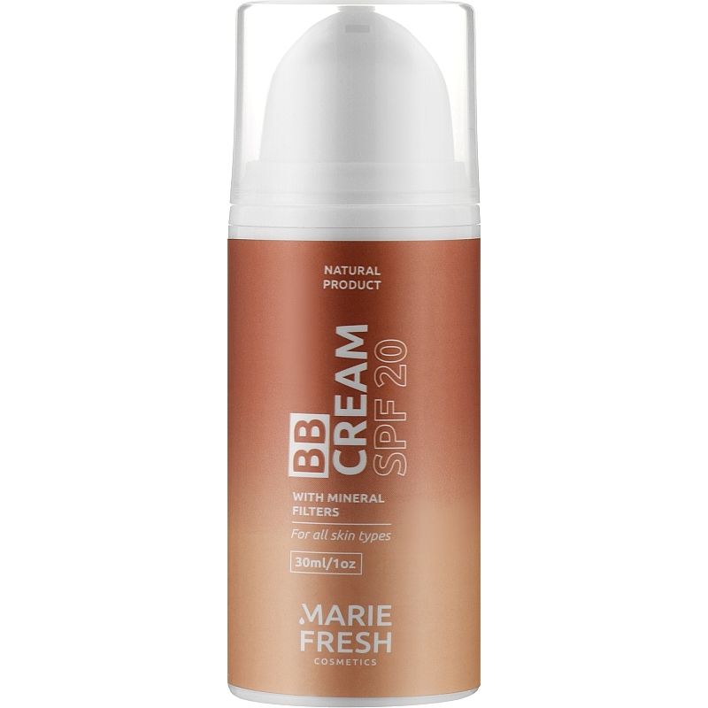 Тонувальний крем Marie Fresh Cosmetics BB Cream SPF20 30 мл - фото 1