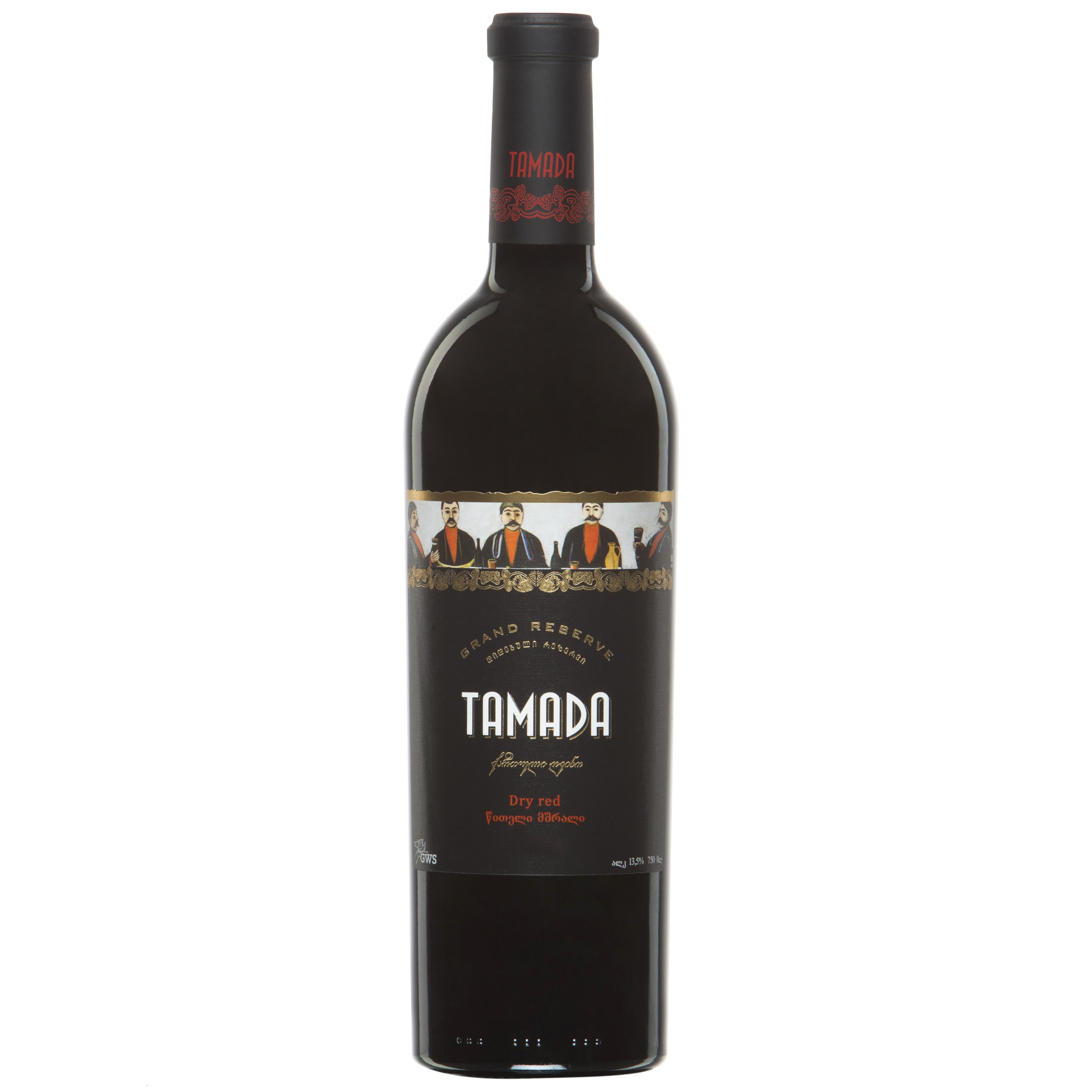 Вино Tamada Grand Reserve, червоне, сухе, 11-14,5%, 0,75 л - фото 1