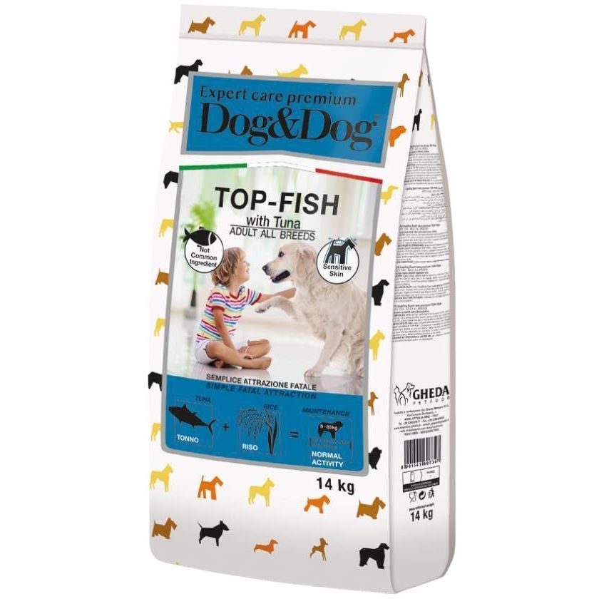 Сухой корм для собак Gheda D&Dog Expert Care Premium Top-Fish 14 кг (GDA60734) - фото 1