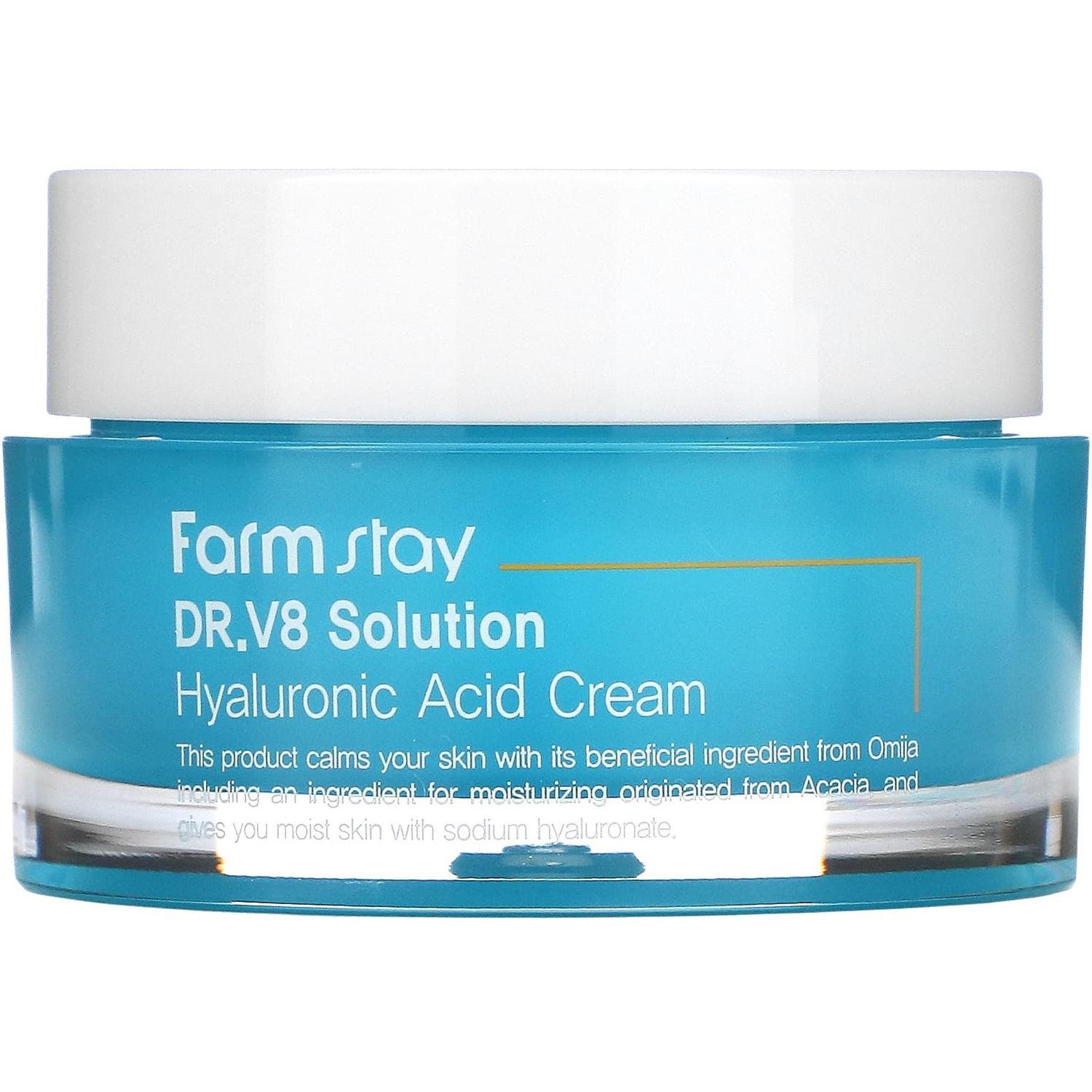 Крем для обличчя FarmStay DR.V8 Solution Hyaluronic Acid Cream 50 мл - фото 1
